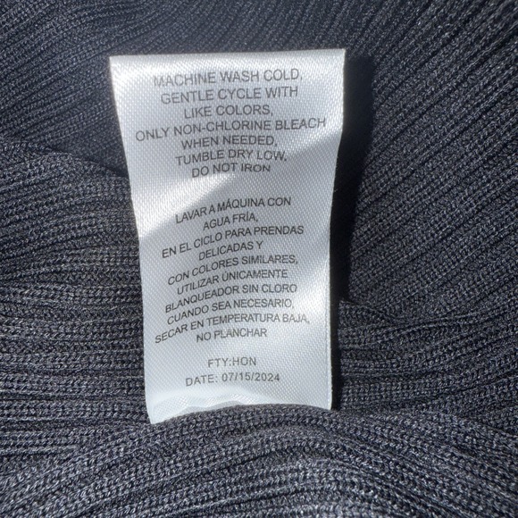 Jolie & Joy Junior Women Pullover Sweater Long Sleeve Top Knit‎ Black XL - Picture 5 of 6